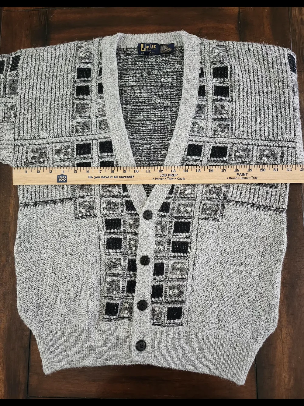 Eclectic Grandpa Vintage LR Cardigan Sweater